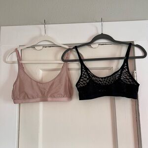 Parade Set of 2 Mesh Convertible Bralettes size Small